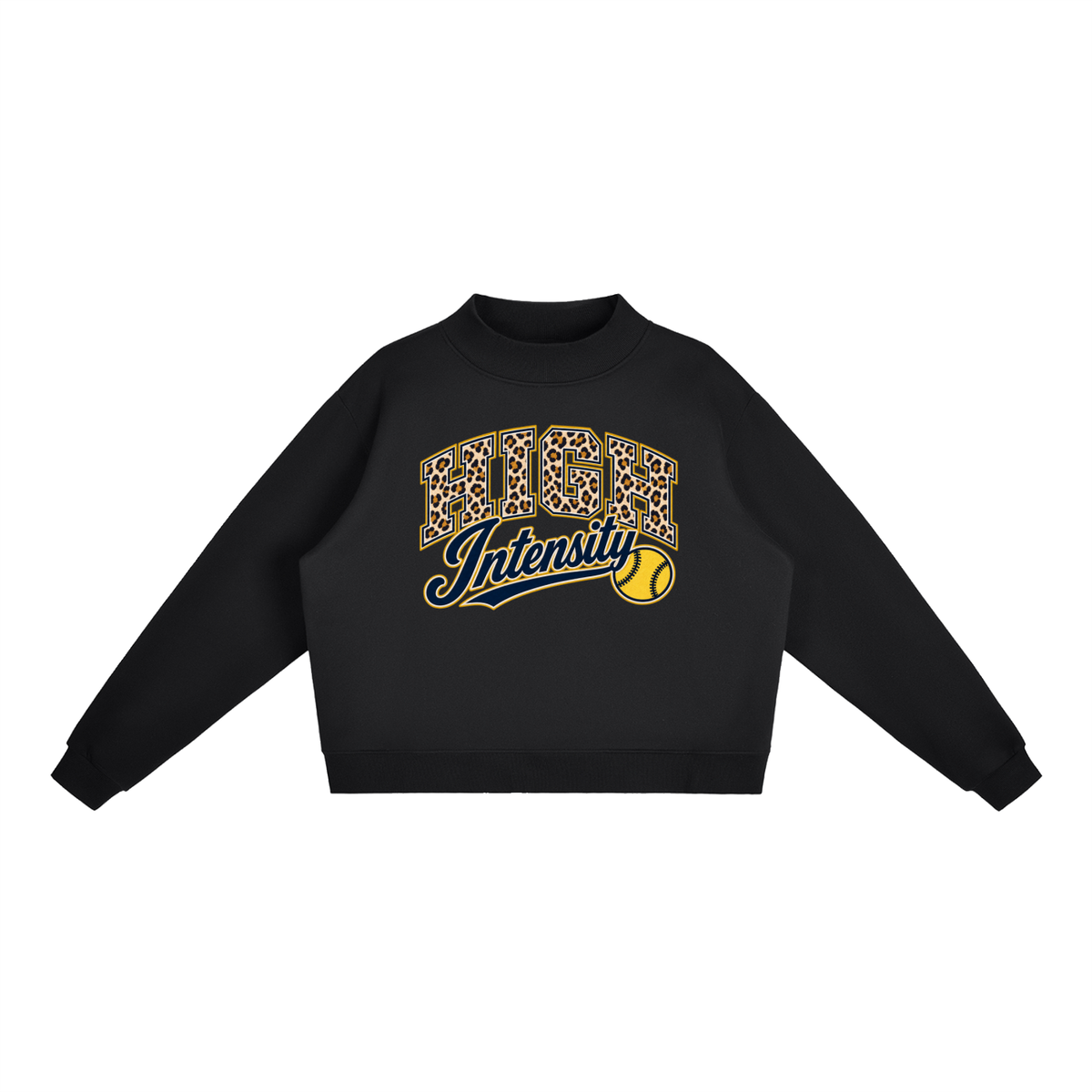 HI Cheetah Mockneck
