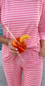Pink Palms Lounge Set