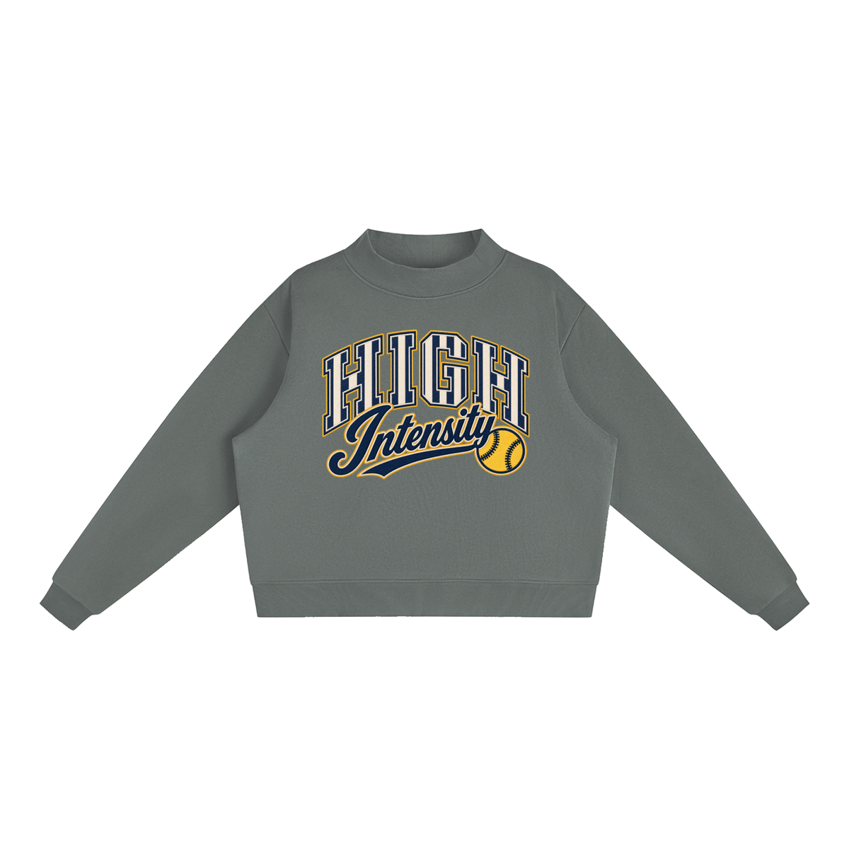 HI Striped Mockneck