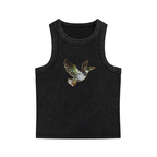Faux Rhinestone Mallard Tank