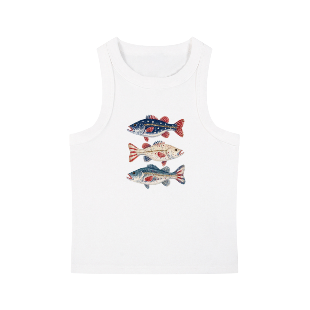 Red white and Fish Tank