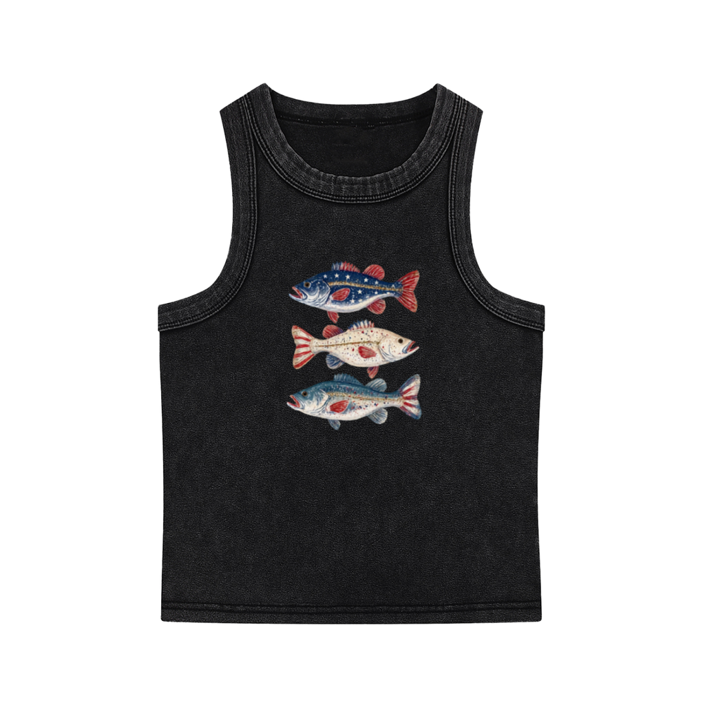 Red white and Fish Tank