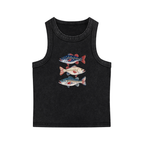 Red white and Fish Tank