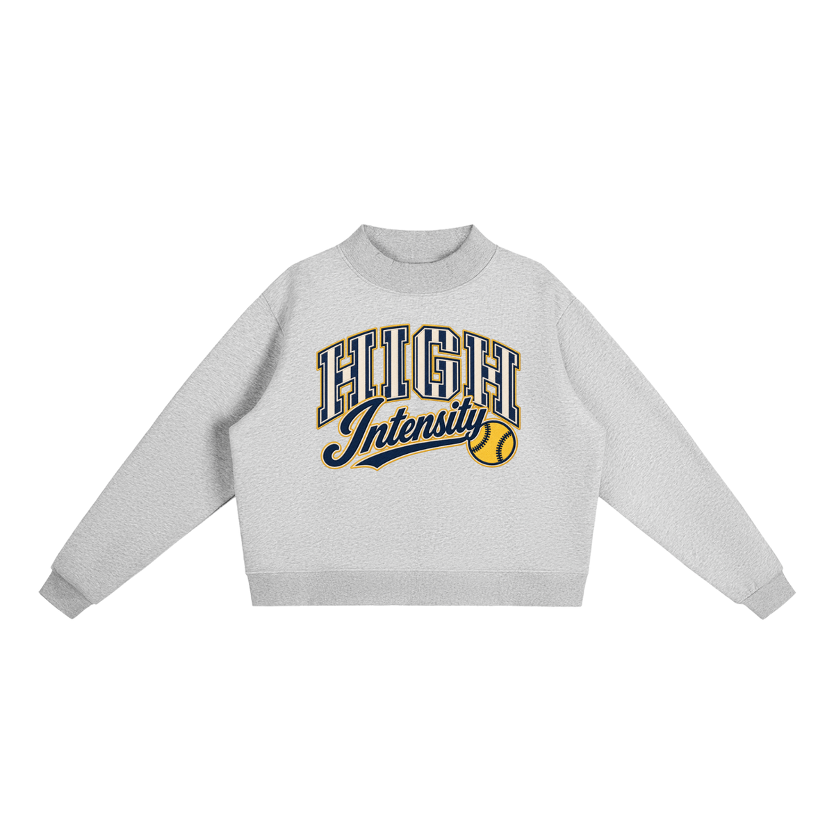 HI Striped Mockneck