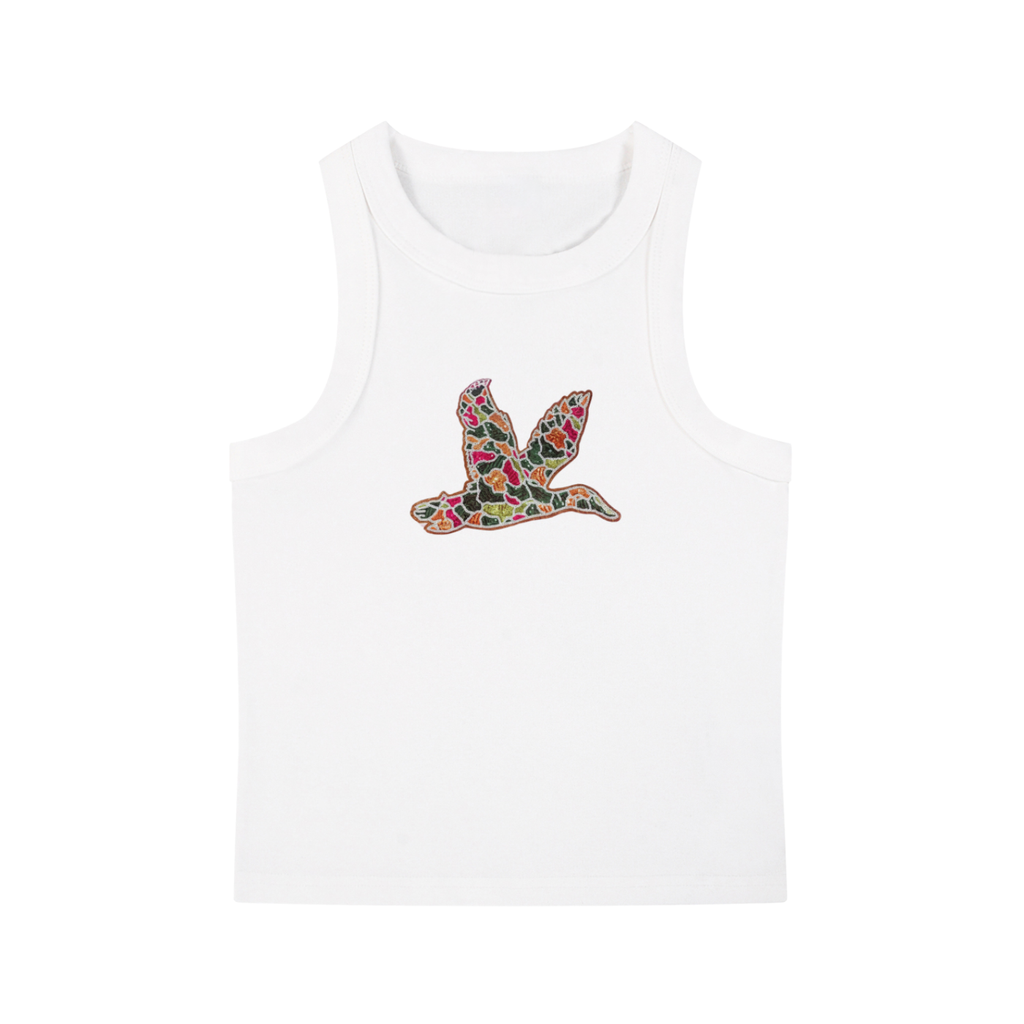 Pink Flyway Faux Rhinestone Tank