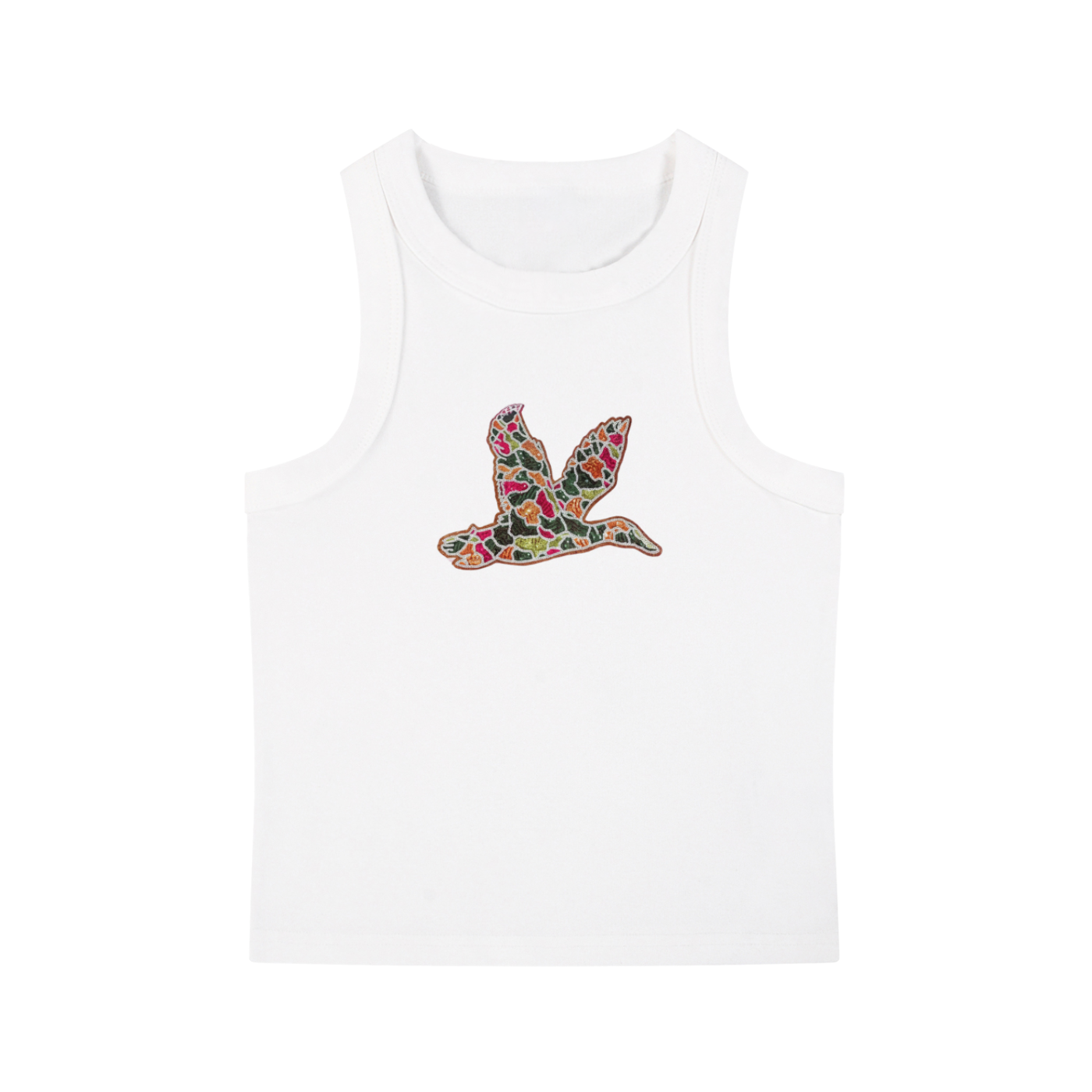Pink Flyway Faux Rhinestone Tank