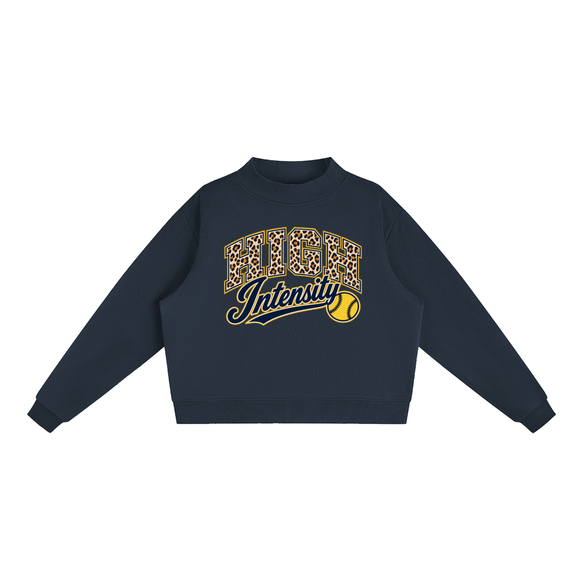 HI Cheetah Mockneck