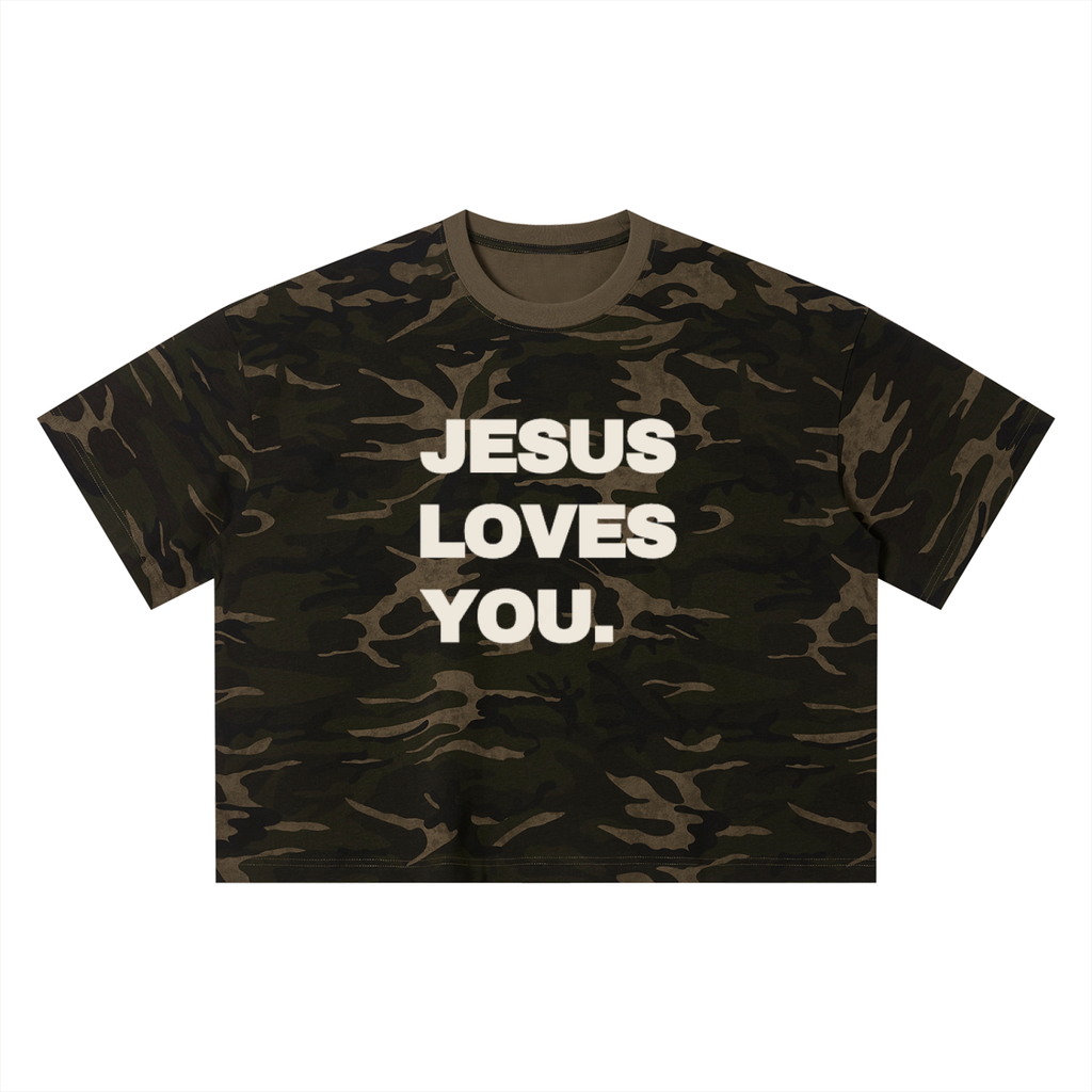 Jesus Loves You Boxy T-Shirt