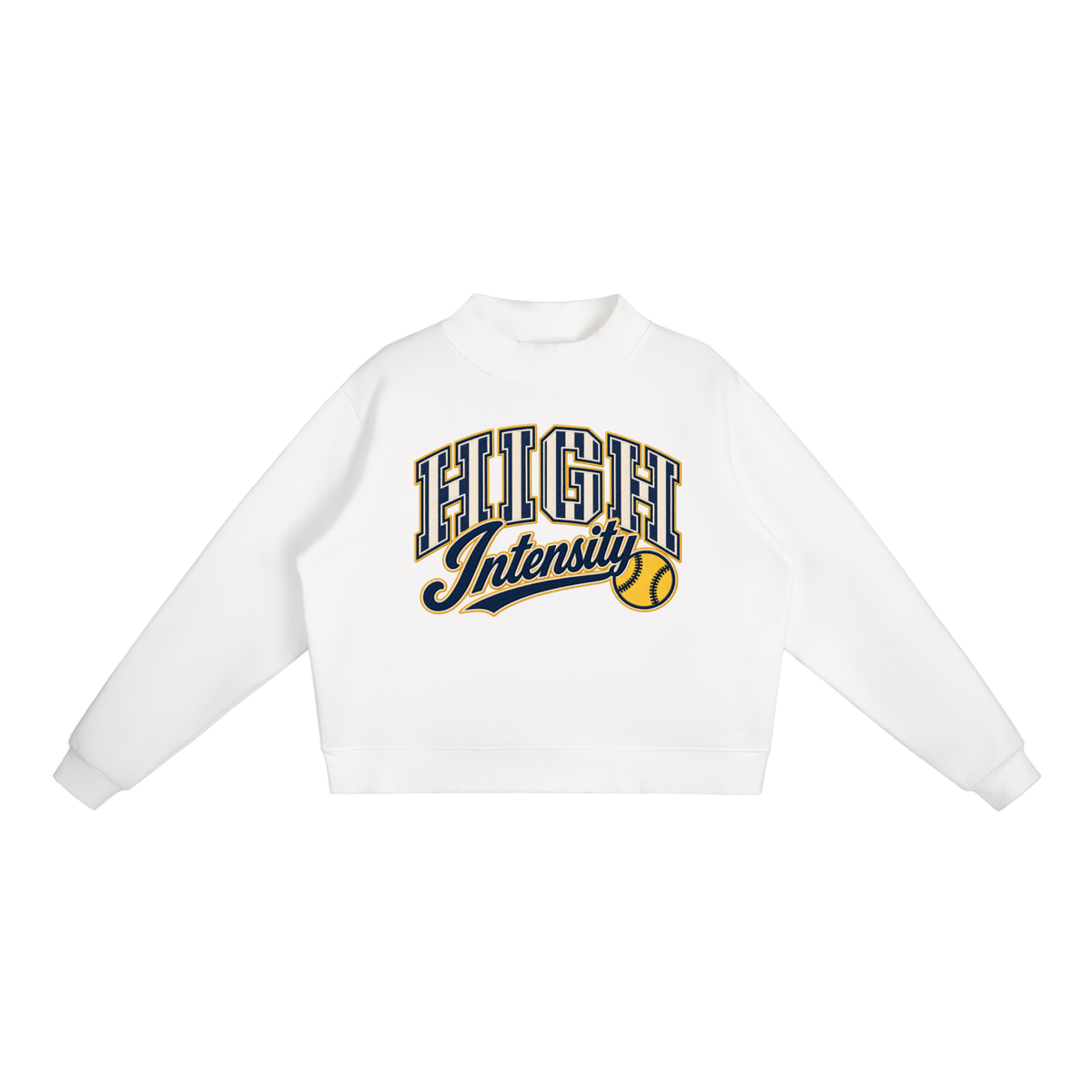 HI Striped Mockneck