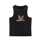 Pink Flyway Faux Rhinestone Tank